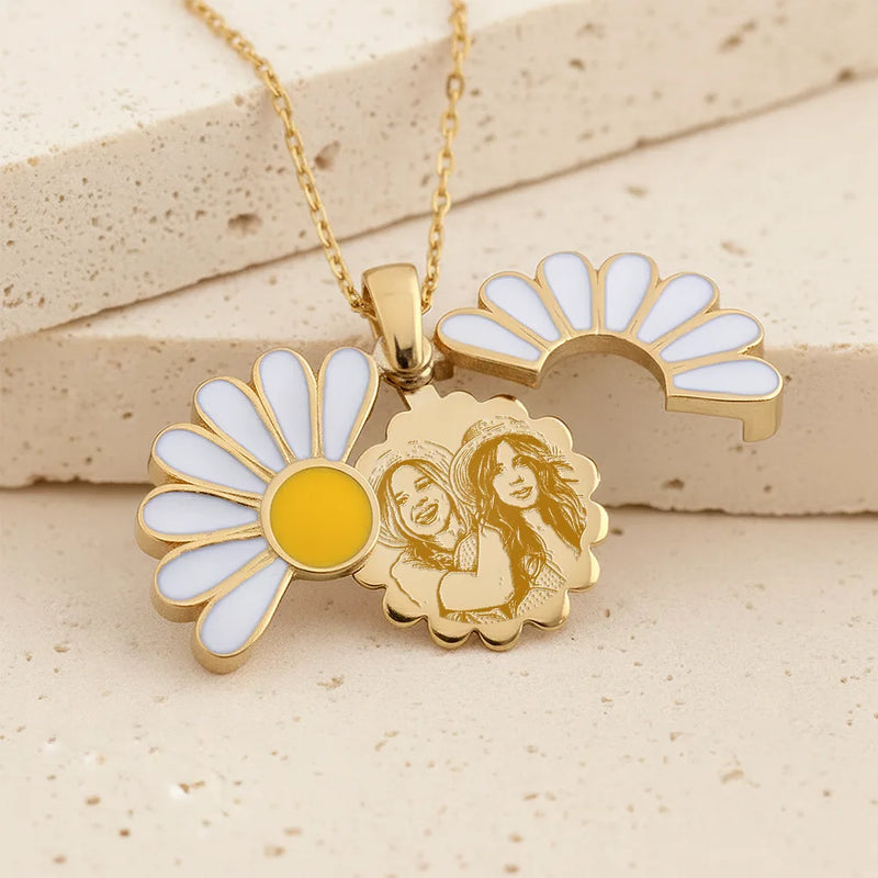 Gift For Yourself,Gift For Women,Gift For Sisters,Gift For Bestie,Gift For Wife,Gift For Girlfriend,Gift For Mother,Gift For Grandma,Gift For Daughter,Dog Mom,Cat Mom,Pet Mom,Love - Custom Photo Pencil Sketch Portrait Jewelry For Women - Personalized Hidden Message Necklace