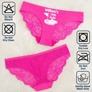 Wedding Anniversary,Gift For Wife,Humorous,Gift For Couples,Custom Text - 19th Hole Funny Golf Underwear - Personalized Panty