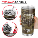 Gift For Father,Gift For Grandpa,Fishing,Non-Eng,Icon,Proud - Reel Cool Dad Grandpa - Personalized Tumbler