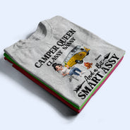 Camper Queen Classy Sassy - Personalized T Shirt