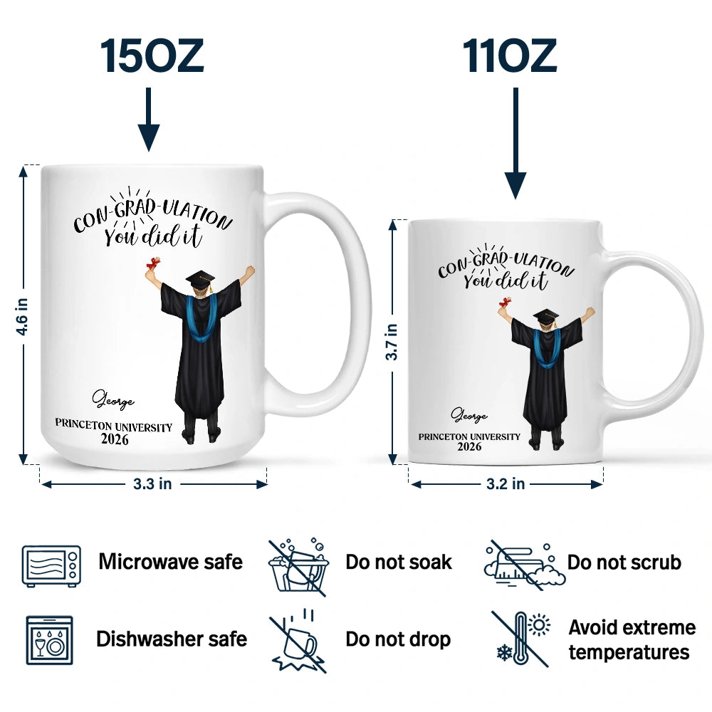 You Did It - Personalized Mug