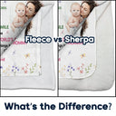 New Mom,Love,Gift For Mother - Custom Photo The World's Best Mommy Belongs To Me - Personalized Fleece Blanket, Sherpa Blanket