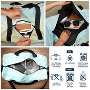 All My Travel Crap - Personalized Duffle Bag