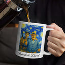 Gift For Couples,Gift For Wife,Gift For Husband,Gift For Boyfriend,Gift For Girlfriend,Funny,Old Couples - Custom Photo Starry Night Couple When We Get To The End Of Our Lives Together - Personalized Mug