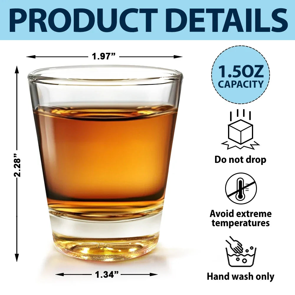 Best Shot Of The Day Golf - Personalized Shot Glass