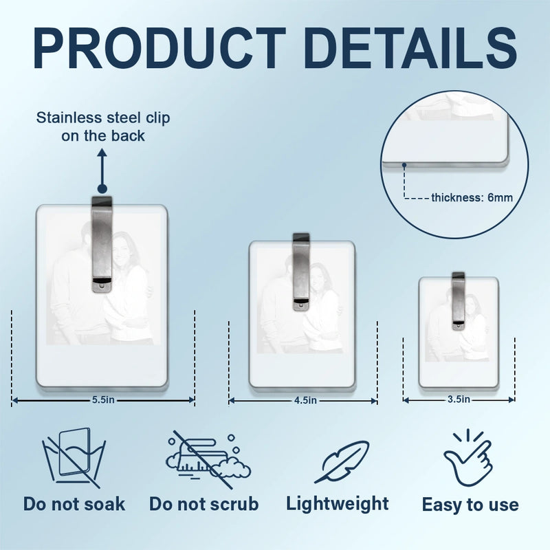 Gift For Couples,Gift For Husband,Gift For Wife,Gift For Girlfriend,Gift For Boyfriend,Love - Custom Photo Drive Safe I Love You Forever Together Couple - Personalized Custom Shaped Acrylic Car Visor Clip