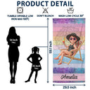 Custom Photo, Beach, Art Design, Summer, Gift For Yourself, Playful, Photo - Beach Chair 3D Effect - Custom Photo 3D Summer Concept Traveling Beach Poolside Swimming Picnic Vacation - Personalized Beach Towel