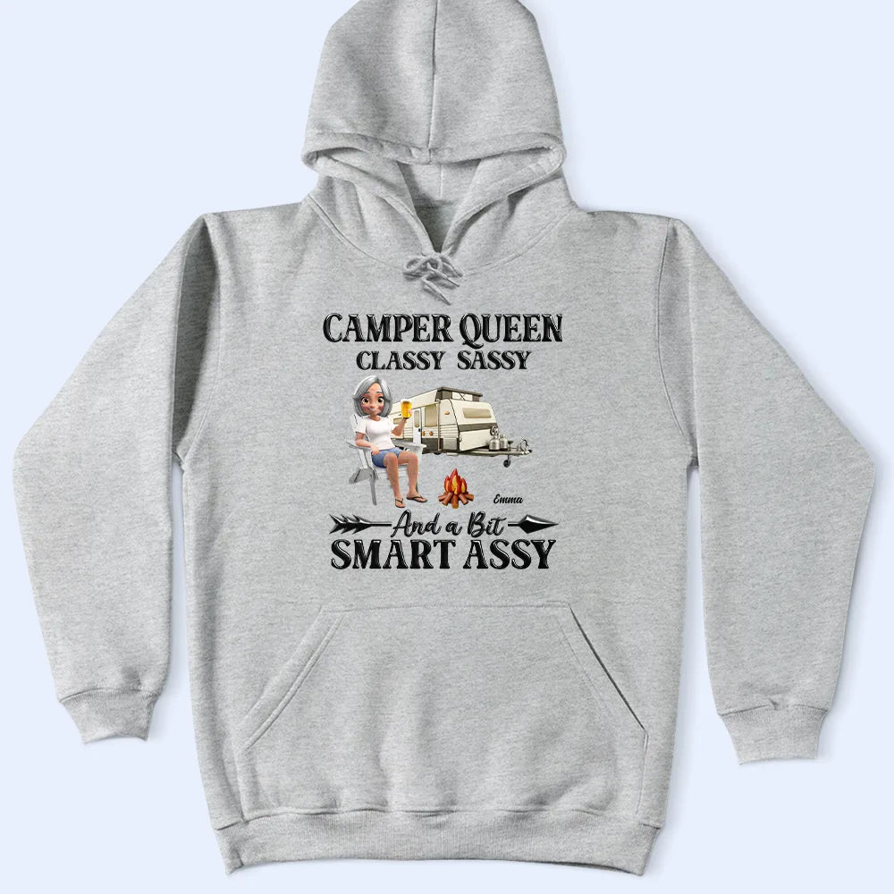 Camper Queen Classy Sassy - Personalized T Shirt