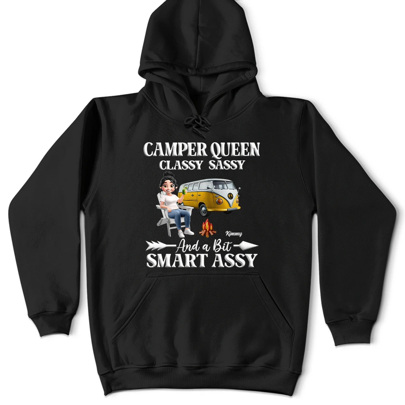 Camper Queen Classy Sassy - Personalized T Shirt