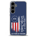 Independence Day,America 250th,Gift For Yourself,Happy,No Custom,Gift For Women,Gift For Men - We The People 250 Years Of Freedom - Personalized Clear Phone Case