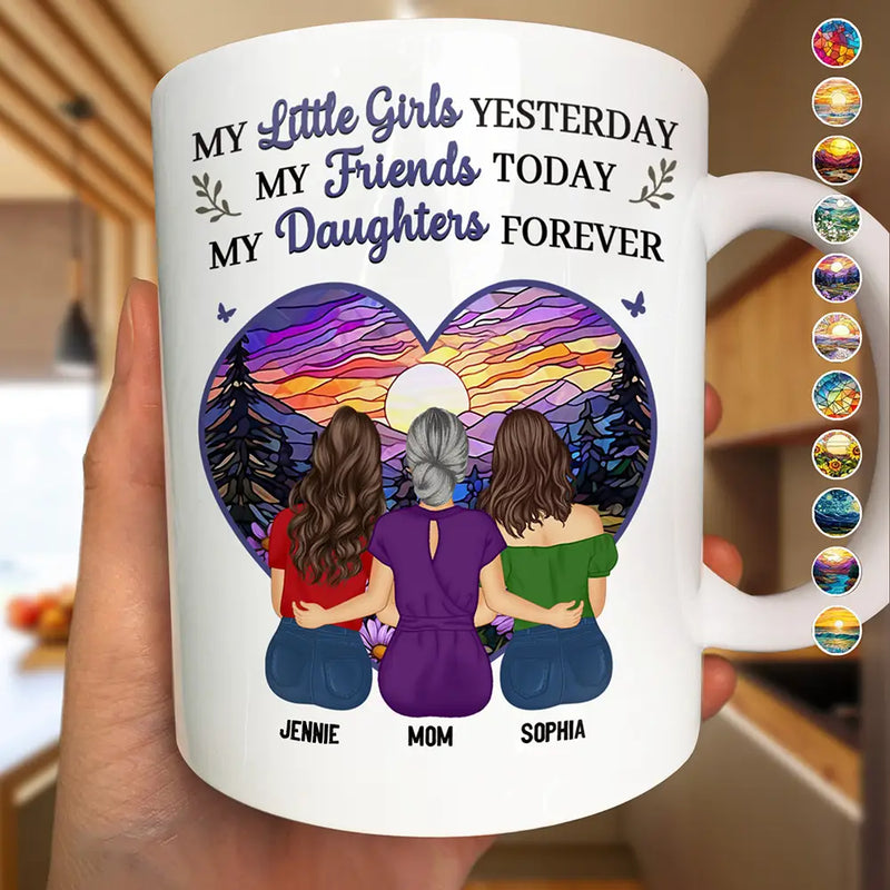 Gift For Mother, Mom - Daughters (Adult), Happy - Mother & Daughter My Daughter Forever - Personalized Mug