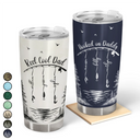 Gift For Father,Gift For Grandpa,Fishing,Non-Eng,Icon,Proud - Reel Cool Dad Grandpa - Personalized Tumbler
