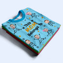 Gift For Grandma,Gift For Mother,Love,Stick Figure - Custom Photo This Grandpa Grandma Dad Mom Belongs To Kids Pet - Personalized Full Print T Shirt