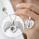 Custom Photo Frame In Memorial Of Loved Ones - Personalized Hidden Message Necklace