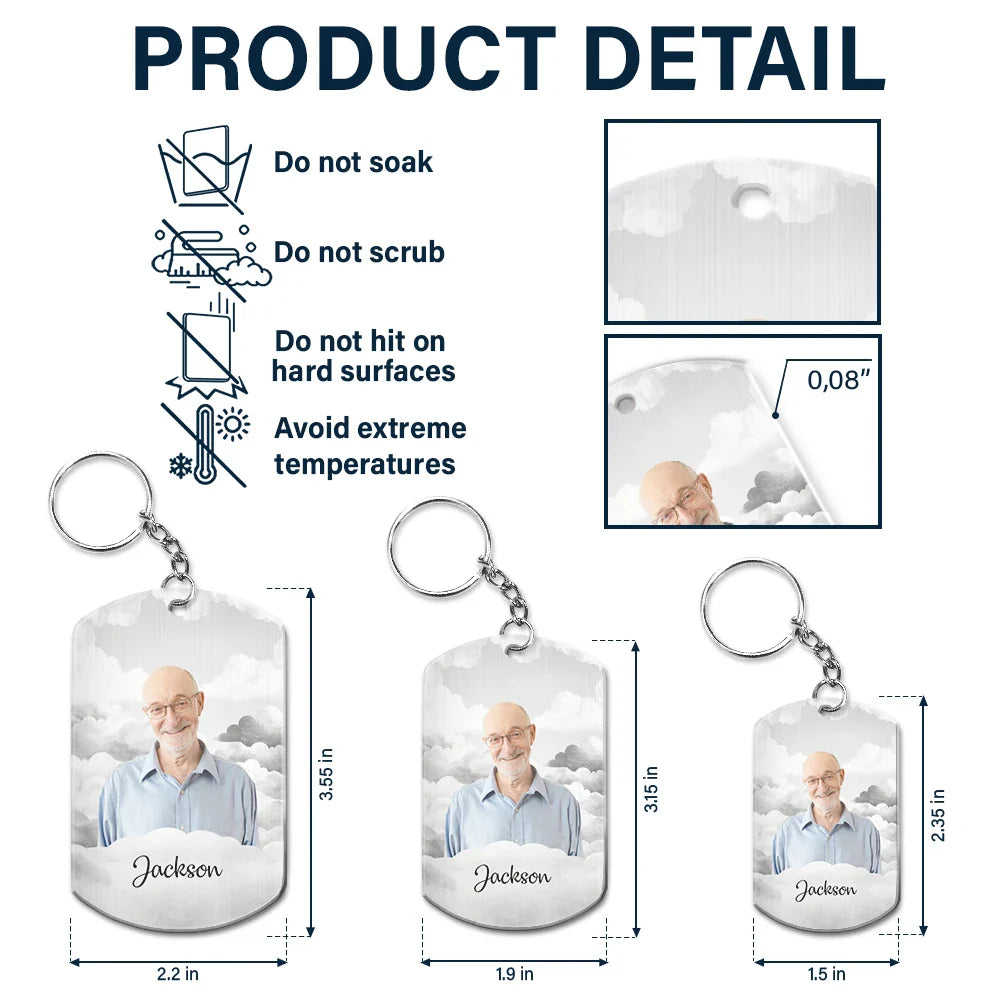 Custom Photo Memorial QR Code Your Voice Is My Favorite Sound - Personalized Aluminum Keychain