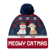 Meowy Catmas - Personalized Bobble Beanie Hat
