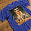 Custom Photo, Art Design, Summer, Pet Lovers, Adorable, Photo - Cool Street Pet - Custom Photo Cool Street Pet Portrait - Personalized Vintage Washed T Shirt