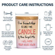 Like This Candle - Gift For Bestie - Personalized Scented Candle With Wooden Lid