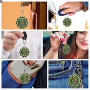 Inhale Exhale - Gift For Yoga Lovers - Personalized Wooden Keychain