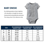 Our First Father's Day - Gift For New Dad, Newborn - Personalized Baby Onesie