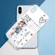 Calendar The Day You Became Our Daddy - Gift For Father - 3D Inflated Effect Printed, Personalized Clear Phone Case