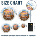 Summer, Gift For Couples, Cruising, Romantic, Vector - Making Memories Cruise At A Time - Personalized Acrylic Magnet