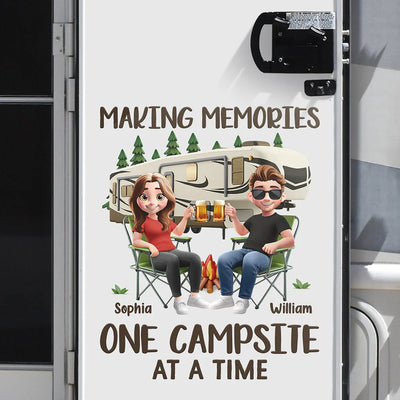 Camping Decal