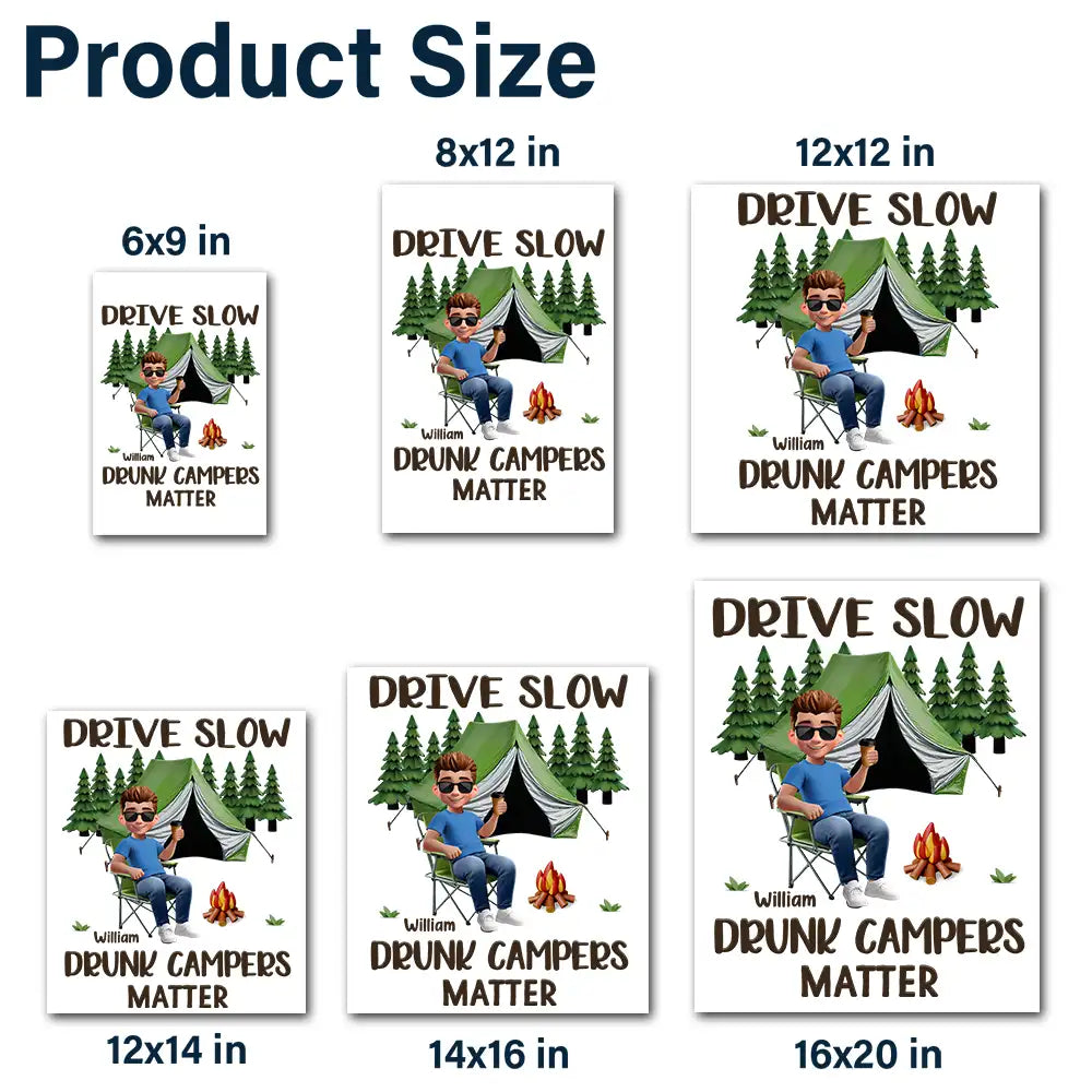 Camping,Campsite,Couple's Hobby,Happy,Gift For Couples - Making Memories One Campsite At A Time - Personalized Decor Decal