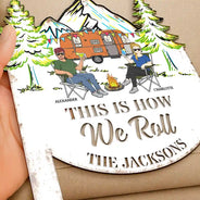 Camping, Campsite, Family - Making Memories One Campsite At A Time - Personalized Metal Garden Stake