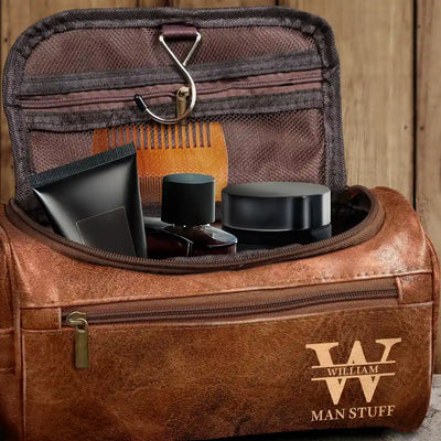 Leather Toiletry Bag