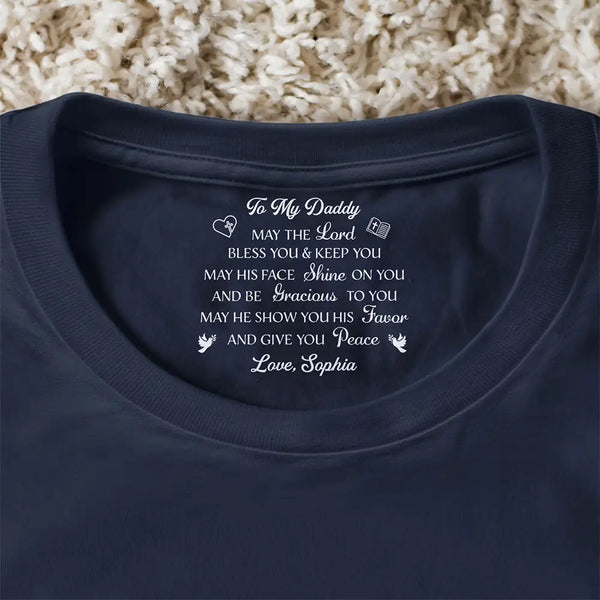 Christian,Gift For Husband,Gift For Boyfriend,Gift For Yourself,Gift For Men,Gift For Grandpa,Gift For Father,Gift For Son,Gift For Brothers,Non-Eng,Devoted - May The Lord Bless You - Personalized T Shirt