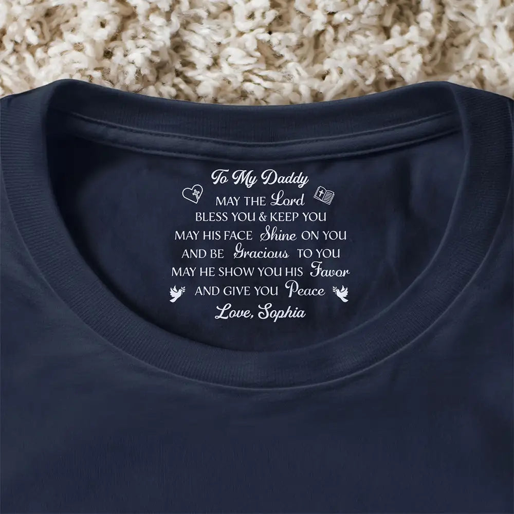 Christian,Gift For Husband,Gift For Boyfriend,Gift For Yourself,Gift For Men,Gift For Grandpa,Gift For Father,Gift For Son,Gift For Brothers,Non-Eng,Devoted - May The Lord Bless You - Personalized T Shirt