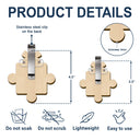 Memorial,Gift For Women,Gift For Men,Family,Sad,Top Market - Memorial Our Missing Piece - Personalized Custom Shaped Car Visor Clip