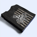 Gift For Father,Gift For Grandpa,Independence Day,Icon,Confident - Metal Effect Best Dad Grandpa Ever - Personalized T Shirt