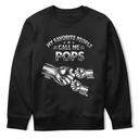 Gift For Grandpa,Proud,Icon - Metal Effect My Favorite People Call Me Papa - Personalized T Shirt