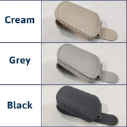 Custom Photo Drive Safe Get Home Daddy, Papa, Husband - Personalized Sunglasses Holder For Car Visor