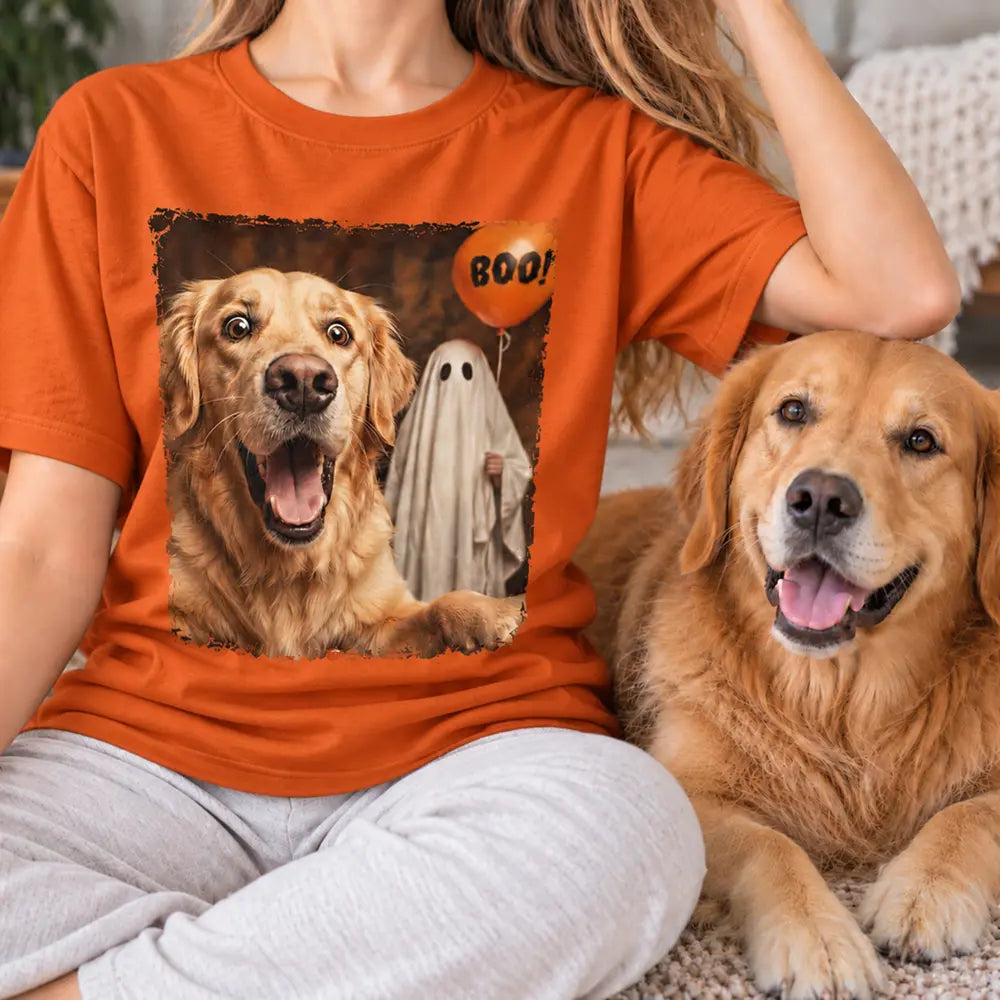 Halloween Gift For Dog Lovers Cat Lovers - Personalized Custom Photo Funny T Shirt