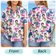 Gift For Men, Gift For Grandpa, Grandpa's Hobby, Dad's Hobby, Gift For Yourself, Funny, Gift For Husband, Gift For Boyfriend, Gift For Father, Sport Dad, Golf - Custom Photo Golf Lovers Funny Art - Personalized Hawaiian Shirt