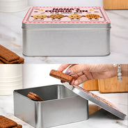 Baking,Christmas,Gift For Grandma,Gifts For Her,Icon,Sentimental,Top Market - Gift For Grandma - Personalized Biscuit Cookie Container To Be Shared With Grandkids Metal Tin Box