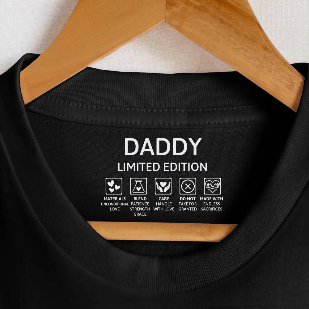 Gift For Father,Gift For Mother,Gift For Women,Gift For Men,Gift For Grandma,Gift For Grandpa - Mom Care Label - Personalized T Shirt