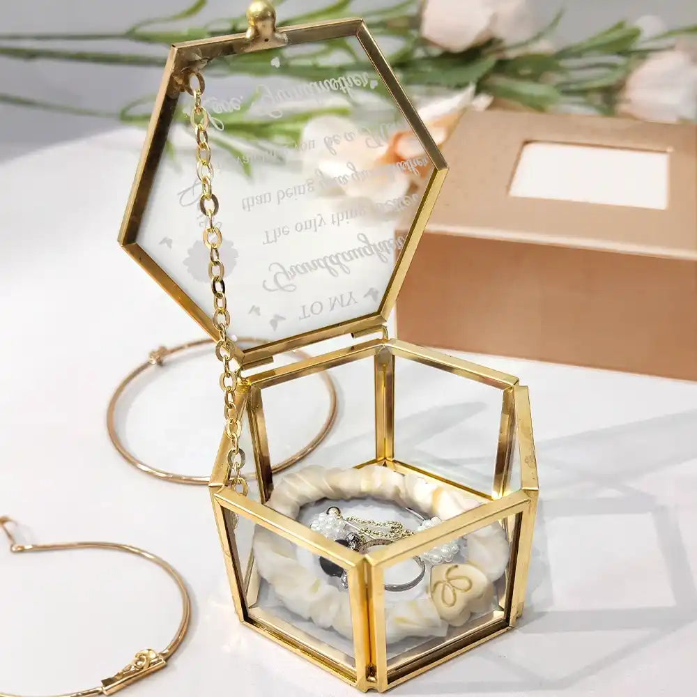 Gift For Daughter,Mom - Daughters (Adult),Gift For Women,Happy,Grandma - Grandkids,Gift For Grandkids - Mom Daughter The Only Thing Better Than Being Your Mother - Personalized Ring Dish - Personalized Glass Jewelry Box