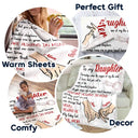 Gift For Daughter, Gift For Women, Mom - Daughters (Adult), Mom - Daughters (Young), Love, Top Market - Mom Daughter You'll Always Be My Baby Girl - Personalized Fleece Blanket, Sherpa Blanket