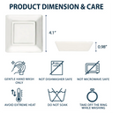 Gift For Grandma, Gift For Mother, Grandma - Grandkids, Happy - Mom Grandma Heart We Love You Toile De Jouy Pattern - Personalized Ring Dish