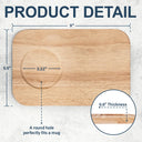 Mom Grandma Sweethearts - Personalized Serving Board With Cup Holder