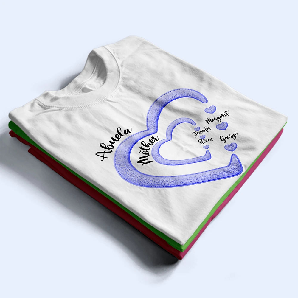 Gift For Wife, Gift For Mother, Gift For Grandma, Happy - Mom Grandma Sweethearts - Personalized T Shirt