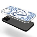 Gift For Wife,Gift For Mother,Gift For Grandma,Love,Family,Non-Eng,Icon - Mom Grandma Sweethearts Toile - Personalized Clear Phone Case