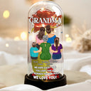 Gift For Mother, Gift For Women, Love - Mom I Hope Every Time You Light This Up - Personalized Everlasting Rose Dome Lamp