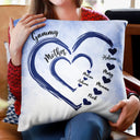 Gift For Wife,Gift For Mother,Gift For Grandma,Happy - Mom Mum Grandma Sweethearts - Personalized Pillow