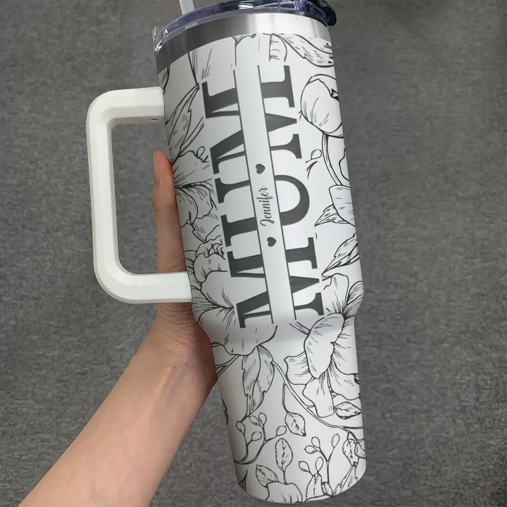 Gift For Mother, Mom - Children, Happy - Mom We Love You - Personalized Engraved 40oz Tumbler