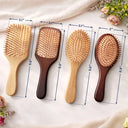 Happy,Gift For Wife,Gift For Women,Gift For Mother,Gift For Grandma - Mom's Grandma's Sweethearts - Personalized Wooden Hair Brush